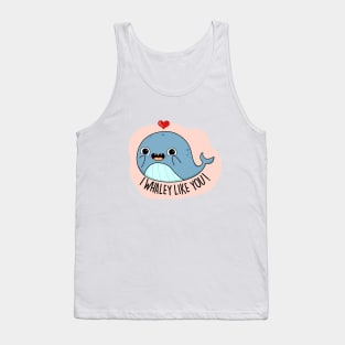 I Whaley Like You Cute Whale Pun Tank Top